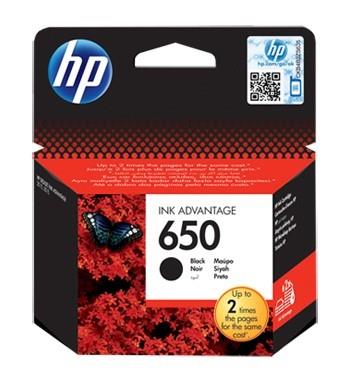 INK CARTRIDGE BLACK NO.650/6.5ML CZ101AE HP