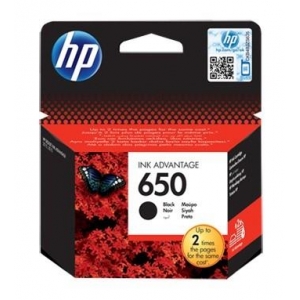 INK CARTRIDGE BLACK NO.650/6.5ML CZ101AE HP