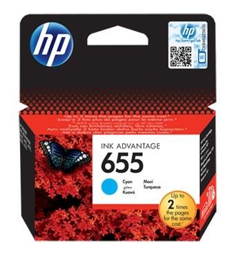 INK CARTRIDGE CYAN NO.655/CZ110AE HP