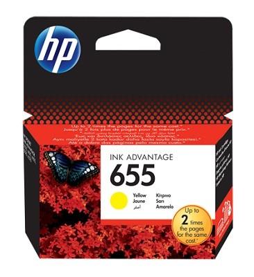 INK CARTRIDGE YELLOW NO.655/CZ112AE HP