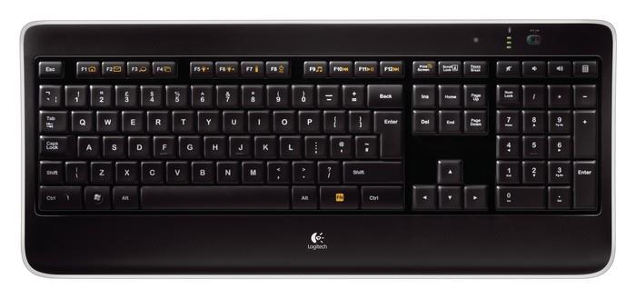 KEYBOARD WRL ILLUMINATED K800/RUS 920-002395 LOGITECH