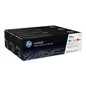 TONER CYAN / MAGENTA / YELLOW / 131A 3-PACK U0SL1AM HP