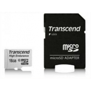 MEMORY MICRO SDHC 16GB W/ADAPT/C10 TS16GUSDHC10V TRANSCEND
