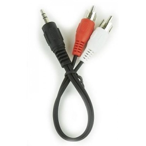 CABLE AUDIO 3.5MM-2PHONO 0.2M/CCA-458/0.2 GEMBIRD