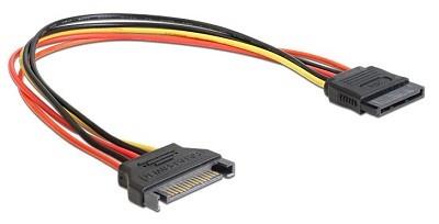 CABLE POWER EXTENSION SATA/0.3M CC-SATAMF-01 GEMBIRD