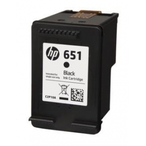 INK CARTRIDGE BLACK NO.651/C2P10AE HP