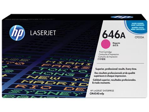 TONER MAGENTA 646A /CM4540/12.5K CF033A HP