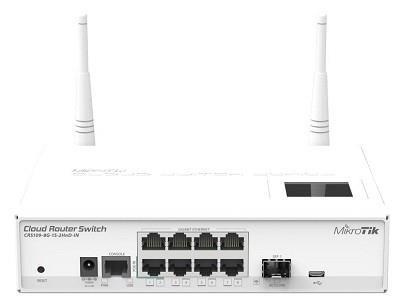 WRL ROUTER/SWITCH 8PORT 1000M/CRS109-8G-1S-2HND-IN MIKROTIK