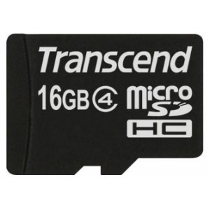 MEMORY MICRO SDHC 16GB/CLASS4 TS16GUSDC4 TRANSCEND