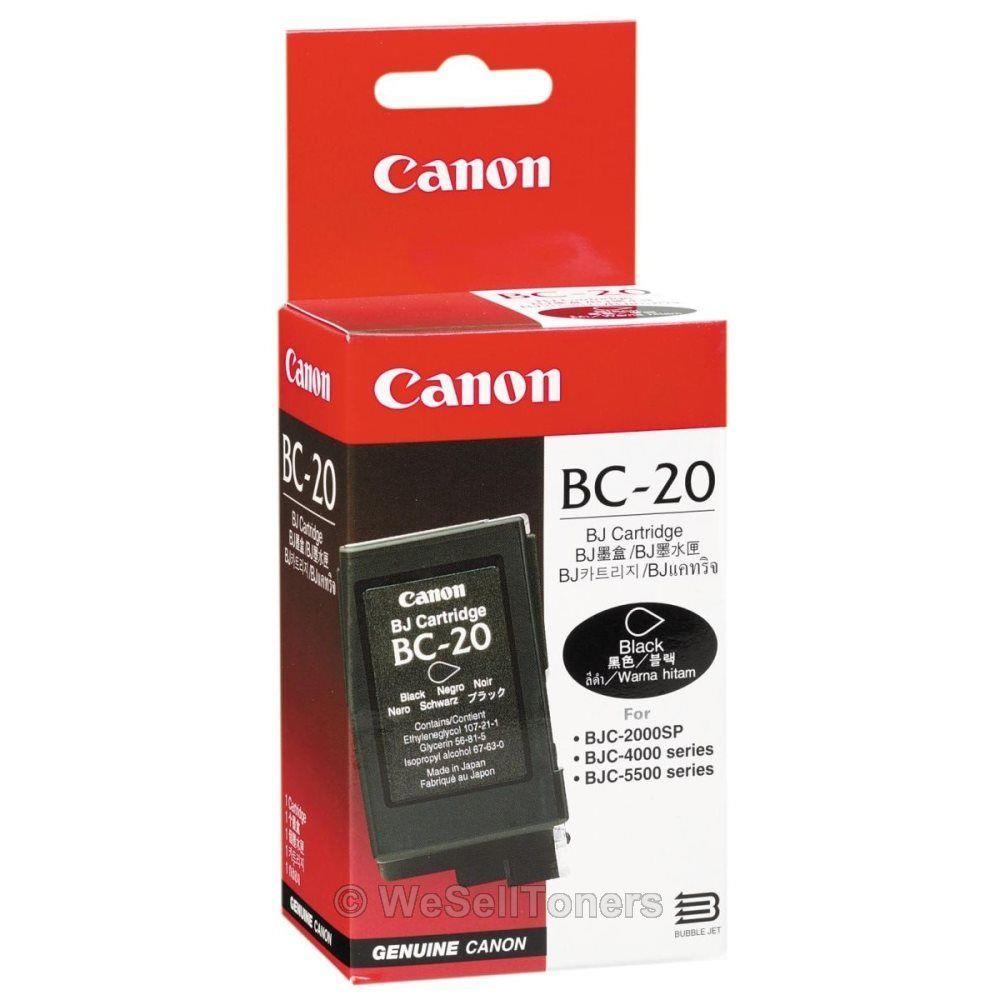 INK CARTRIDGE BLACK BC-20/0895A003 CANON