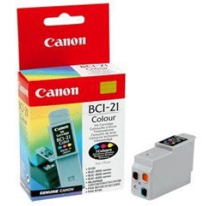 INK CARTRIDGE COLOUR BCI-21C/0955A002 CANON