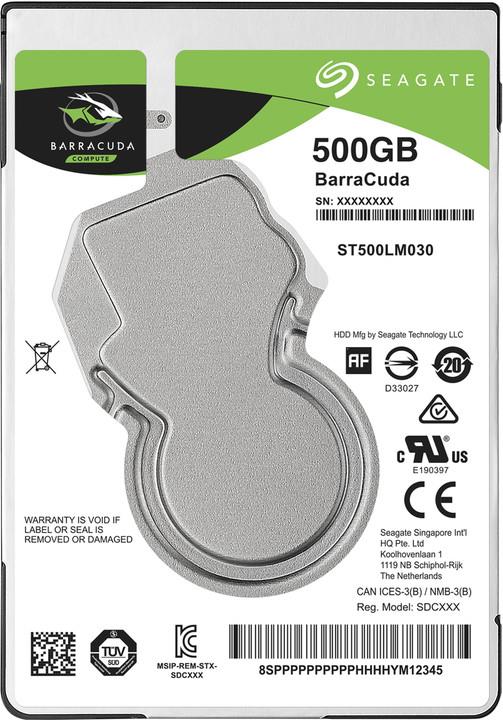 HDD SATA2.5" 500GB 5400RPM/128MB ST500LM030 SEAGATE