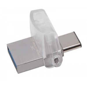 MEMORY DRIVE FLASH USB3.1/128GB DTDUO3C/128GB KINGSTON