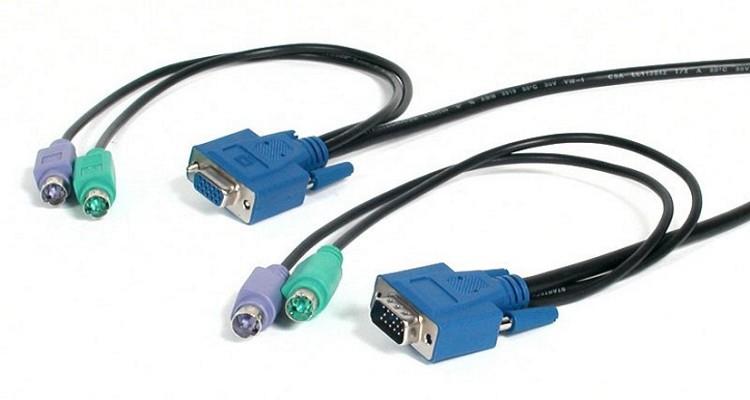CABLE KVM 5M 3-IN-1/PS23N1THIN15 NEWSTAR