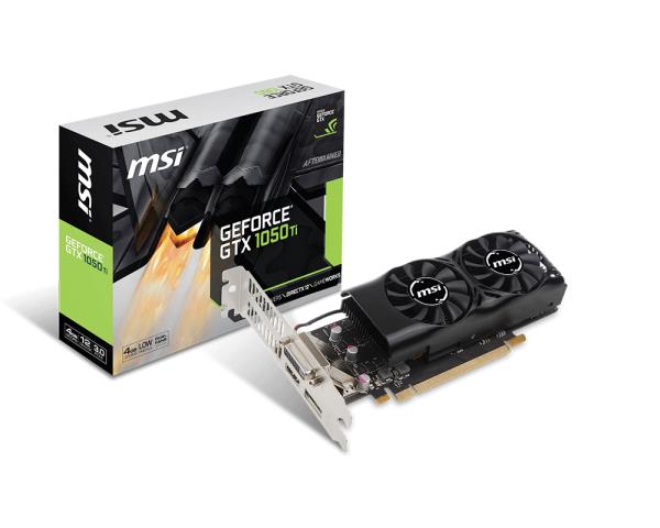 VGA PCIE16 GTX1050TI 4GB GDDR5/GTX 1050 TI 4GT LP MSI