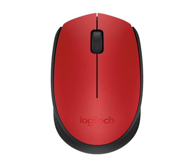 MOUSE USB OPTICAL WRL M171/RED 910-004641 LOGITECH