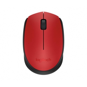 MOUSE USB OPTICAL WRL M171/RED 910-004641 LOGITECH