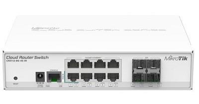 NET ROUTER/SWITCH 8PORT 1000M/4SFP CRS112-8G-4S-IN MIKROTIK