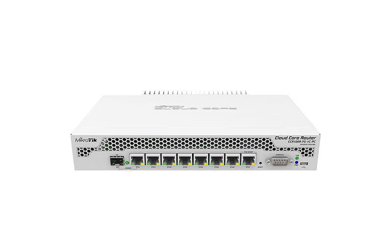 NET ROUTER 1000M 7PORT/CCR1009-7G-1C-PC MIKROTIK