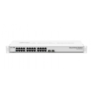 NET SWITCH 24PORT 1000M 2SFP+/CSS326-24G-2S+RM MIKROTIK