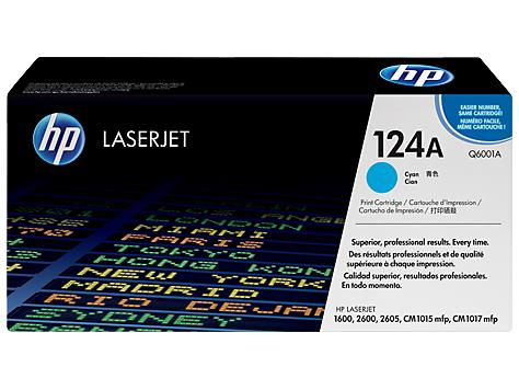 TONER CYAN 124A /LJ1600/2K Q6001A HP