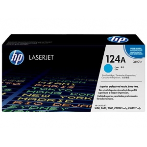 TONER CYAN 124A /LJ1600/2K Q6001A HP