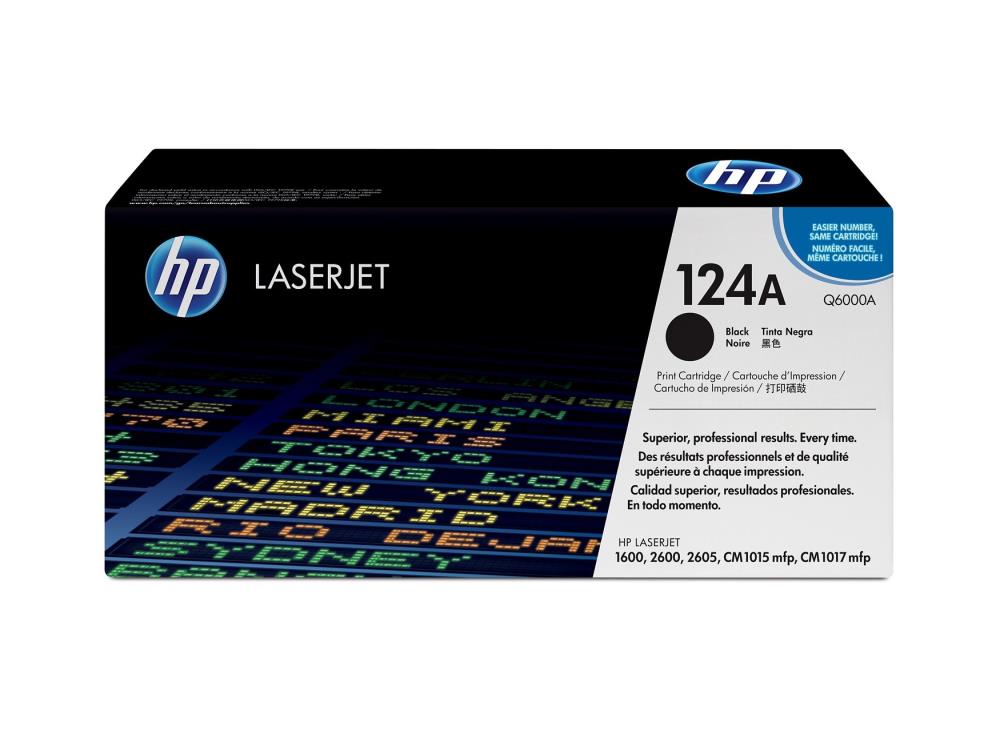 TONER BLACK 124A /LJ1600/2K Q6000A HP