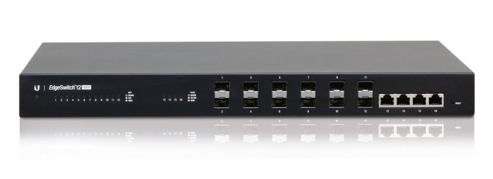 NET SWITCH 12PORT SFP 4 10G/ES-12F UBIQUITI