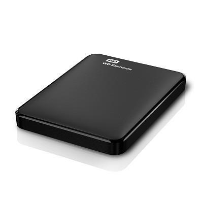 External HDD|WESTERN DIGITAL|Elements Portable|750GB|USB 3.0|Colour Black|WDBUZG7500ABK-WESN