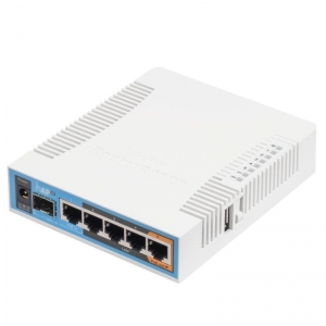 WRL ROUTER 300MBPS 5P 1000M/RB962UIGS-5HACT2HNT MIKROTIK