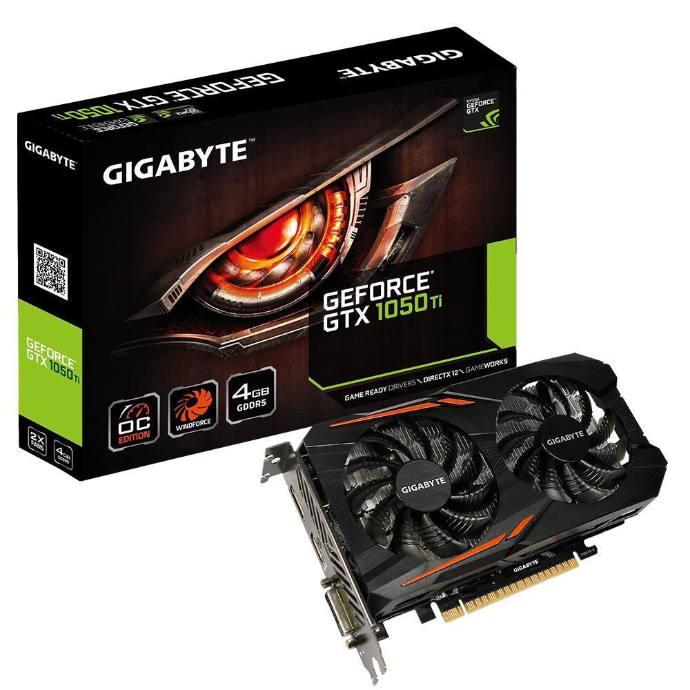 VGA PCIE16 GTX1050TI 4GB GDDR5/GV-N105TOC-4GD V1.1 GIGABYTE