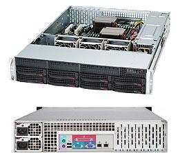 SERVER CHASSIS 2U 800/1000W/CSE-825TQC-R1K03LPB SUPERMICRO