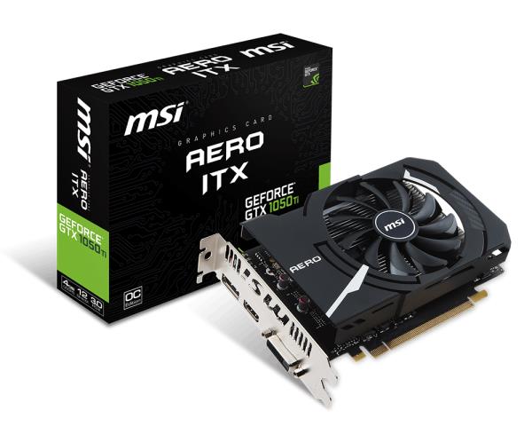 VGA PCIE16 GTX1050TI 4GB GDDR5/GTX1050TIAEROITX4GOCV1 MSI