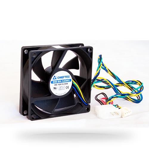 CASE FAN 80MM BLACK/AF-0825PWM CHIEFTEC