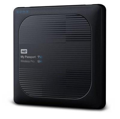 External HDD|WESTERN DIGITAL|My Passport Wireless Pro|3TB|USB 3.0|Buffer memory size 256 MB|SD Card Slot 1|Colour Black|WDBSMT0030BBK-RESN