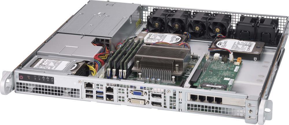 SERVER CHASSIS 1U 400W/CSE-515-R407 SUPERMICRO