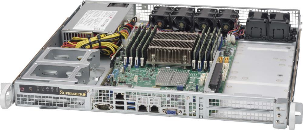 SERVER CHASSIS 1U 350W/CSE-515-350 SUPERMICRO