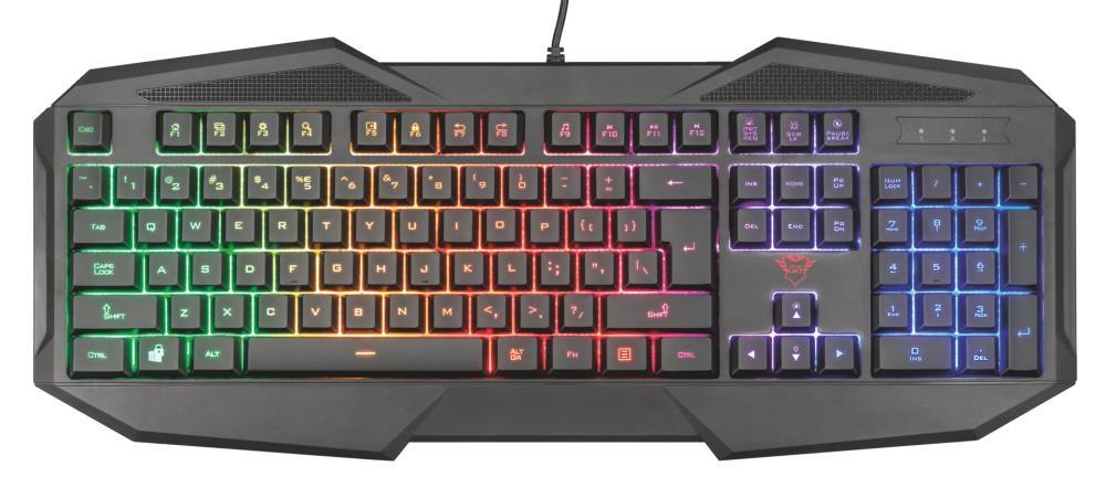 KEYBOARD USB AVONN GXT830RW/GAMING 21621 TRUST