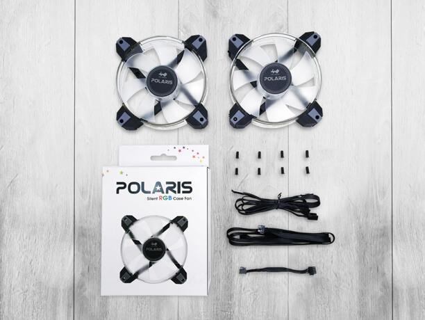 CASE FAN 120MM TWIN PACK/POLARIS RGB X2 IN-WIN