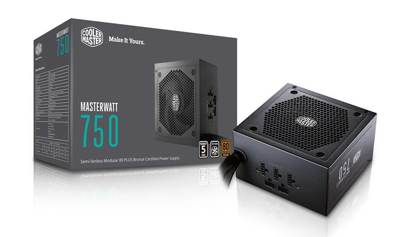 Power Supply|COOLER MASTER|750 Watts|Efficiency 80 PLUS BRONZE|PFC Active|MTBF 100000 hours|MPX-7501-AMAAB-EU