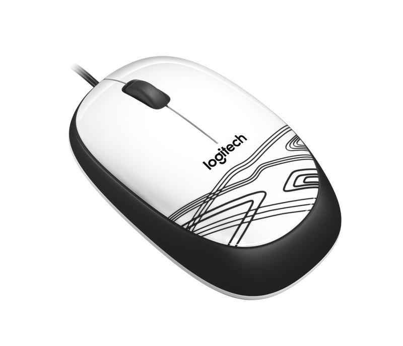 MOUSE USB OPTICAL M105/WHITE 910-002944 LOGITECH