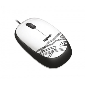 MOUSE USB OPTICAL M105/WHITE 910-002944 LOGITECH