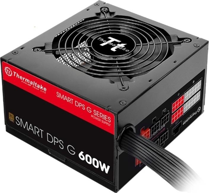 Power Supply|THERMALTAKE|600 Watts|Peak Power 720 Watts|Efficiency 80 PLUS BRONZE|PFC Active|MTBF 120000 hours|PS-SPG-0600DPCBEU-B