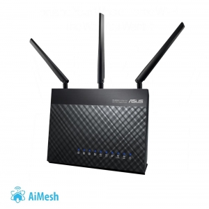WRL ROUTER 1900MBPS 1000M 5P/FACEBOOK WIFI RT-AC68U ASUS