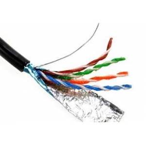 CABLE CAT5E FTP 305M BLACK/FTP CAT 5E GEL GENWAY