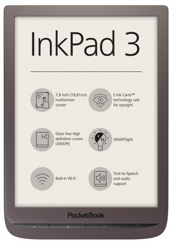 READER INK 7.8" 8GB INKPAD3/BROWN PB740-X-WW POCKET BOOK