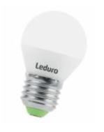 LIGHT BULB LED E27 2700K 5W/400LM 360 G45 21183 LEDURO