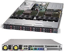 SERVER SYSTEM 1U SAS/SATA/SYS-1029U-E1CR4T SUPERMICRO