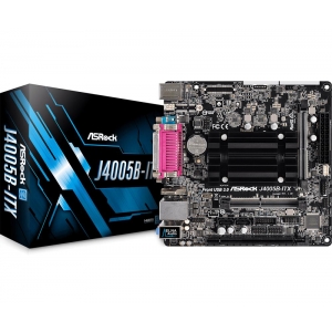 Mainboard|ASROCK|MiniITX|1xPCI-Express 2.0 16x|Memory DDR4|Memory slots 2|1x15pin D-sub|1xHDMI|1xUSB 2.0|3xUSB 3.1|1xParallel|1xCOM|1xPS/2|1xRJ45|3xAudio port|Built-in CPU model Celeron J4005|J4005B-ITX