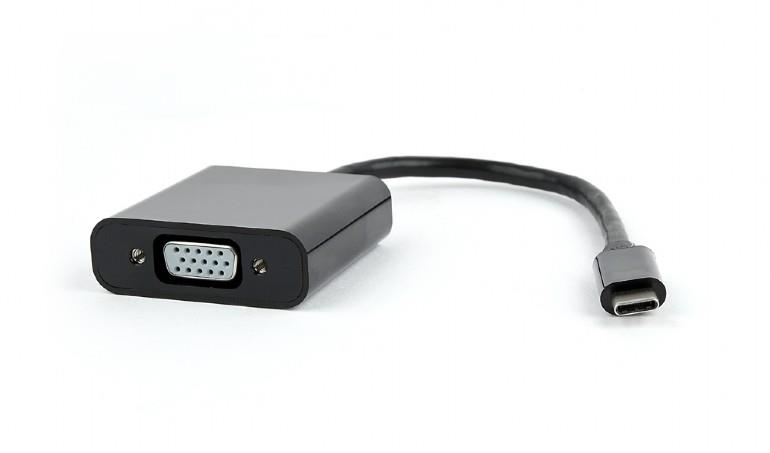 I/O ADAPTER USB-C TO VGA / BLIST / AB-CM-VGAF-01 GEMBIRD